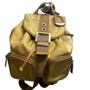 The Bridge Story Backpack Bag Brown Nylon